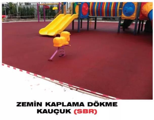 1 12 Sbr Zemin Kaplama Dökme Kauçuk